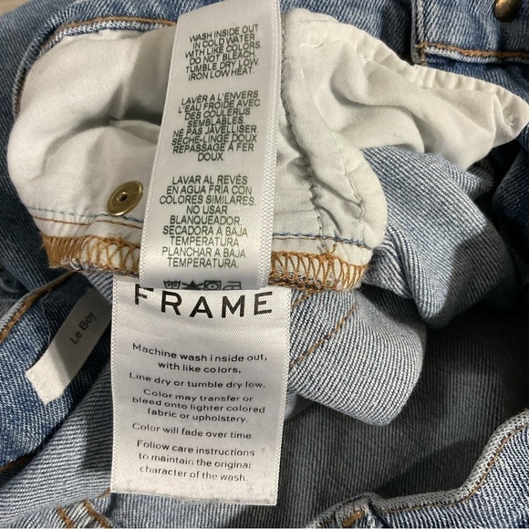 Frame Denim Le Boy Jean Mclane color size 26 - Picture 7 of 8